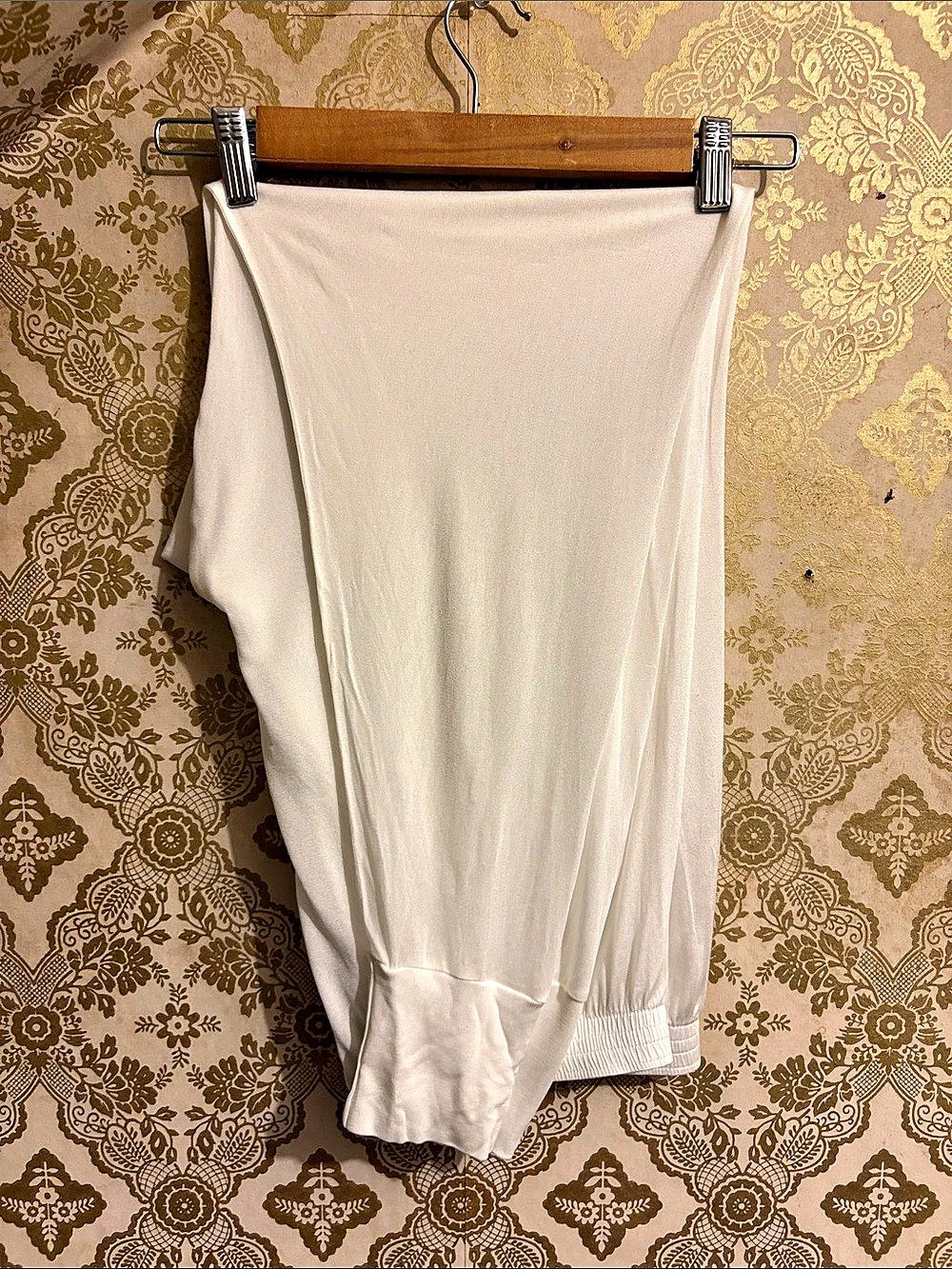L.L.Bean 100% Silk Long Underwear Base Layer Pants White XL